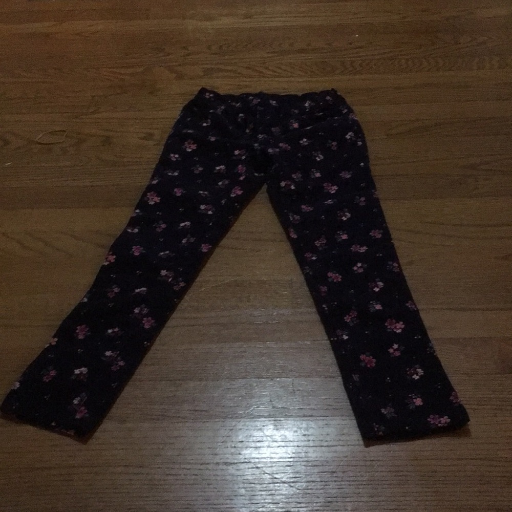 Corduroy blue casual blue pants new